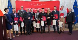 Wspólne pamiątkowe zdjęcie uczestników gali