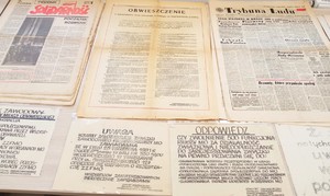 Gazety Solidarność, Trybuna Luda i obwieszczenia z okresu stanu wojennego