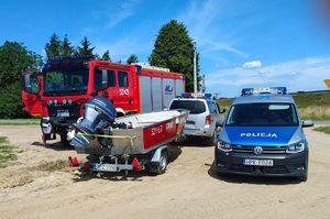 Wspólne patrole ze strażą pożarną na zbiornikach wodnych