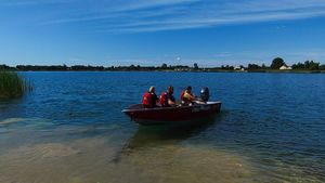 Wspólne patrole ze strażą pożarną na zbiornikach wodnych