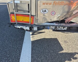 Miejsce zdarzenia drogowego na autostradzie A4, gdzie sprawcą był nietrzeźwy kierujący