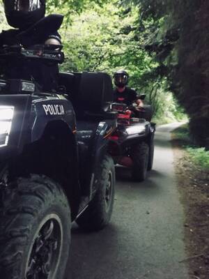 Policjanci Oddziału Prewencji w Rzeszowie każdego dnia pełnią służbę w powiecie sanockim
