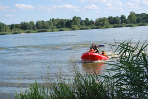 Policjanci podczas działań