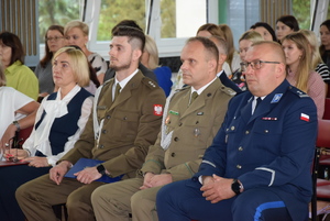 Komendant podczas uroczystości