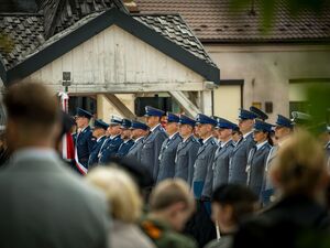 Funkcjonariusze podczas święta