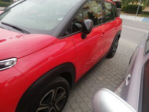 Uszkodzony pojazd marki citroen
