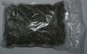 Zdjęcie poglądowe - środki odurzające marihuana.