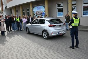 Policjanci podczas działań