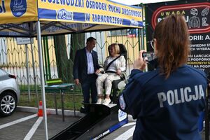 Policjanci podczas działań