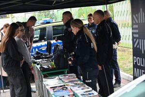 Policjanci podczas działań