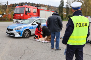 policjanci w trakcie działań