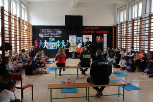 policjanci w trakcie działań